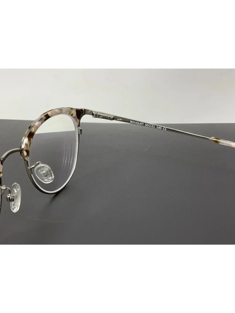 Eyebuydirect Bouquet Silver White Tortoiseshell Pink 50-21-140
